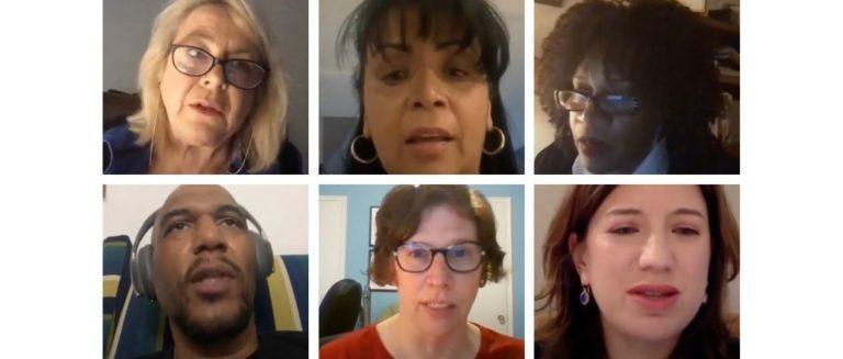 Donna Kelly-Williams, Gladys Vega, Savina Martin, Vaughn Goodwin, Pam Adelstein, and Julie Levison