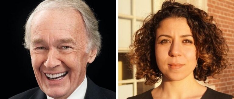 Ed Markey and Ihssane Leckey