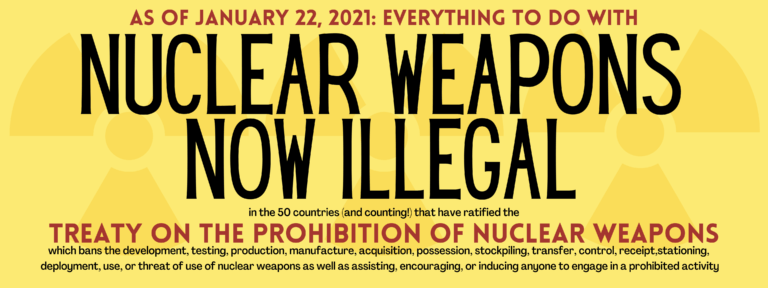 Nuclear Weapons Now Illegal