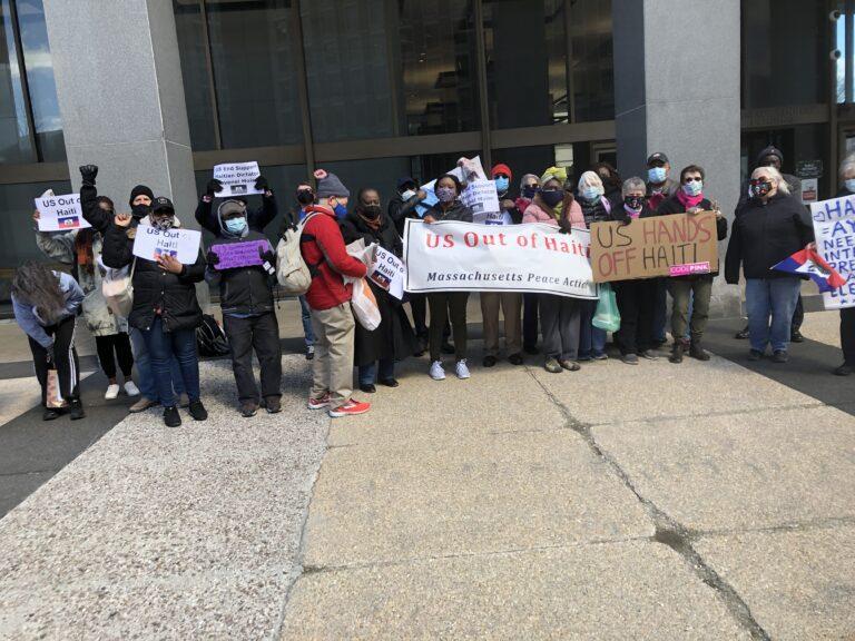 Haiti Solidarity Rally, JFK Federal Bldg, Boston, March 29, 2021