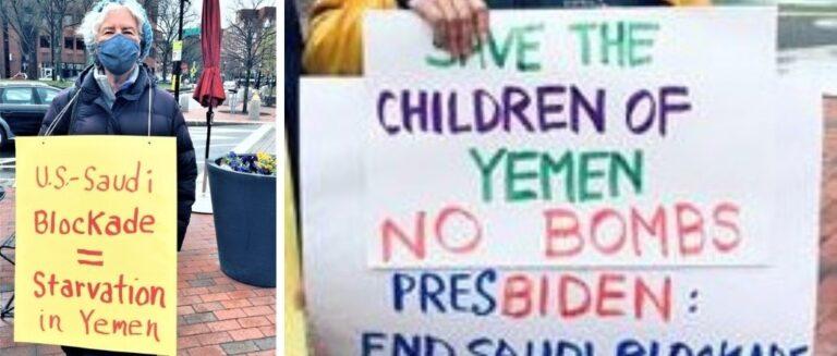 Yemen Emergency Rally, Cambridge, MA, April 17, 2021
