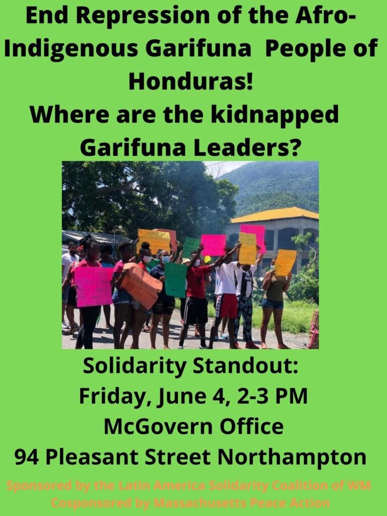 End Repression of Garifuna