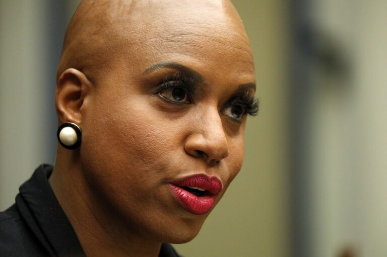 Rep. Ayanna Pressley/ Bloomberg News photo