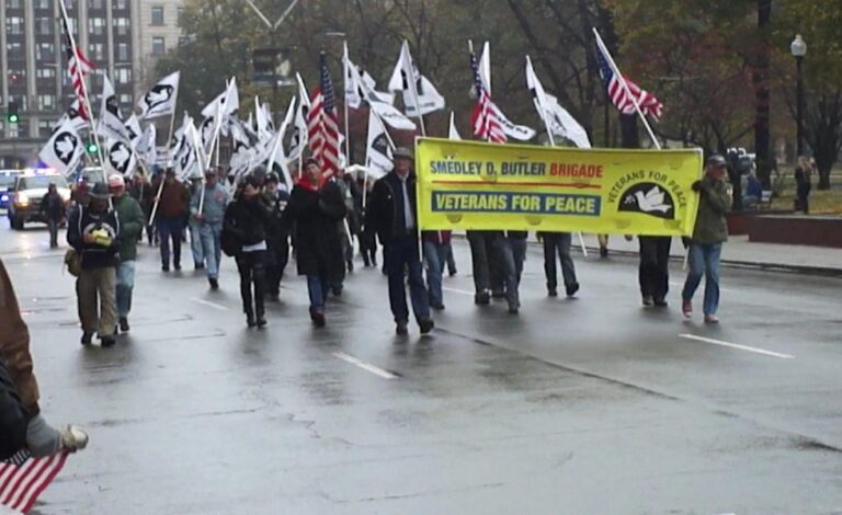 Armistice Day Parade, 2015, Boston - Veterans for Peace/ Smedley Butler Brigade photo