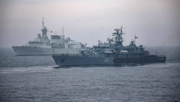NATO ships exercise with Romanian Navy in the Black Sea, 2019. Photo: NATO