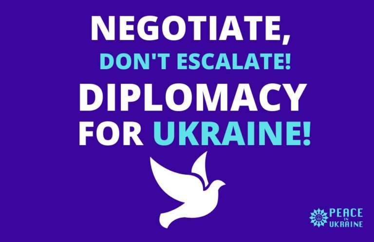 Diplomacy for Ukraine