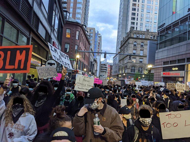 Boston George Floyd Protest, Washington St. Photo: GorillaWarfare