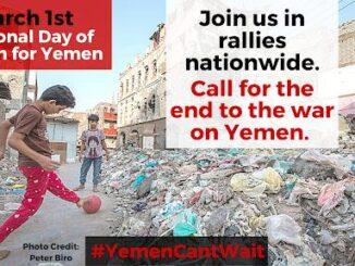 Local Activists to Prepare to Rally for War in Yemen