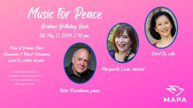 Music for Peace: Brahms Birthday Bash