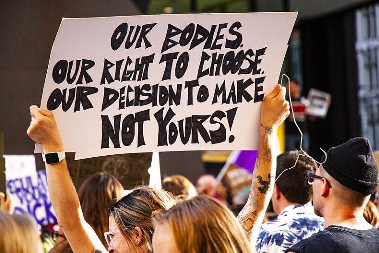 Rally for Reproductive Rights, Chicago, May 2019. Photo: Charles Edward Miller/ Flickr