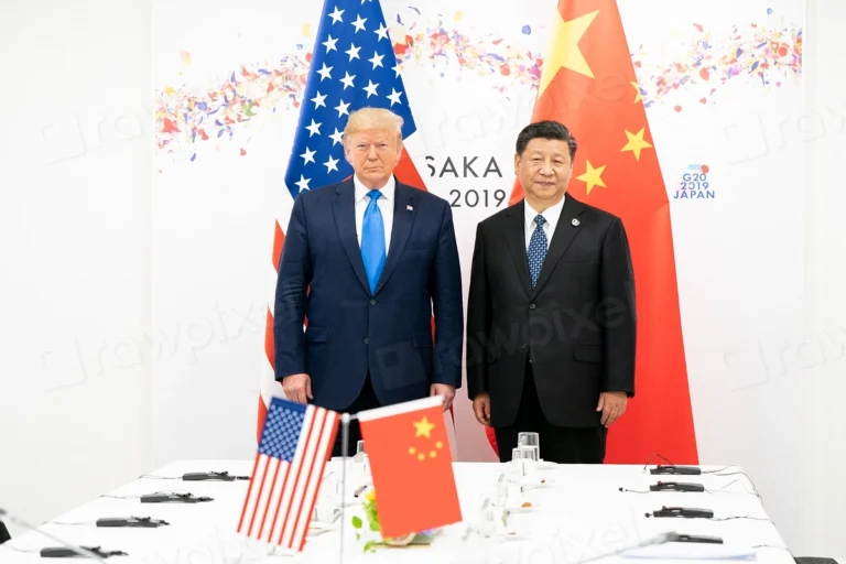 President Trump and Premier Xi Jinping at the G20 Summit, Osaka, 2019. Photo: National Archives and Records Administration