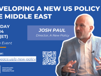 Graphic for A New Policy in the Middle East webinar