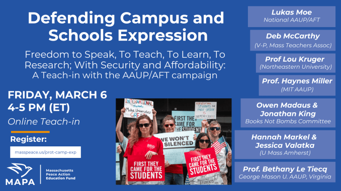 Defending Campus and Schools Expression