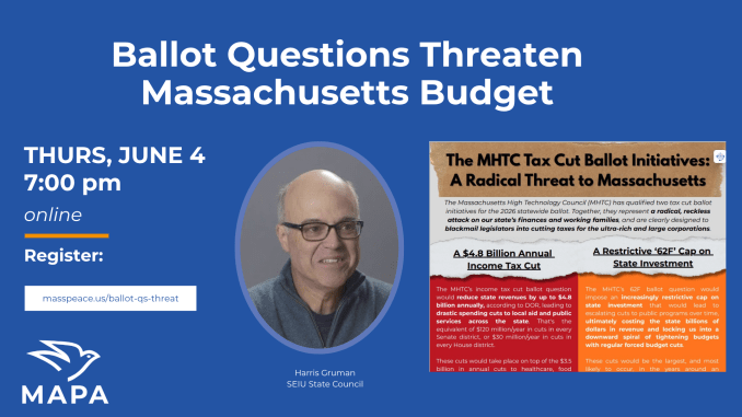Ballot Questions Threaten Massachusetts Budget