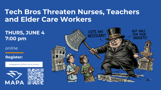 Tech Bros Threaten Nurses, Teachers and Elder Care Workers