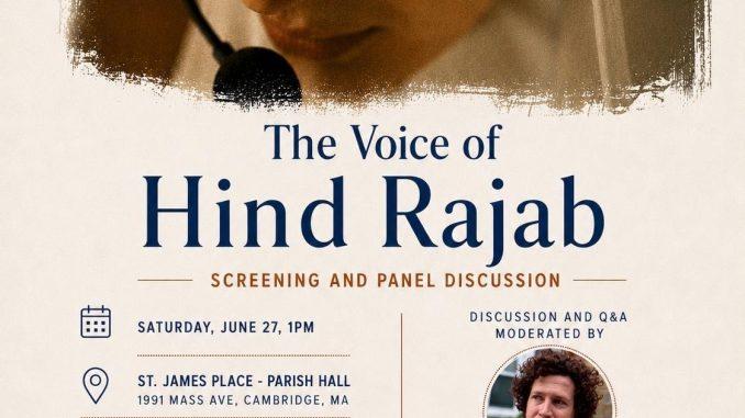 The Voice of Hind Rajab