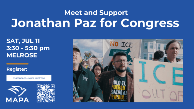 Meet and Support Jonathan Paz for Congress!